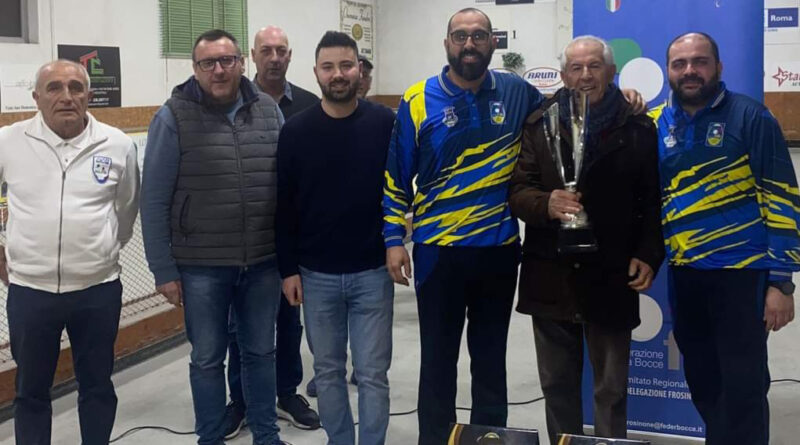 Bocce – Raffa – Mastroianni e D’Orazio primi nel trofeo Primavera. Seconda vittoria consecutiva per Capitino.